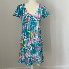 Lilly Pulitzer Jessica Dress in Beach and Bae Small