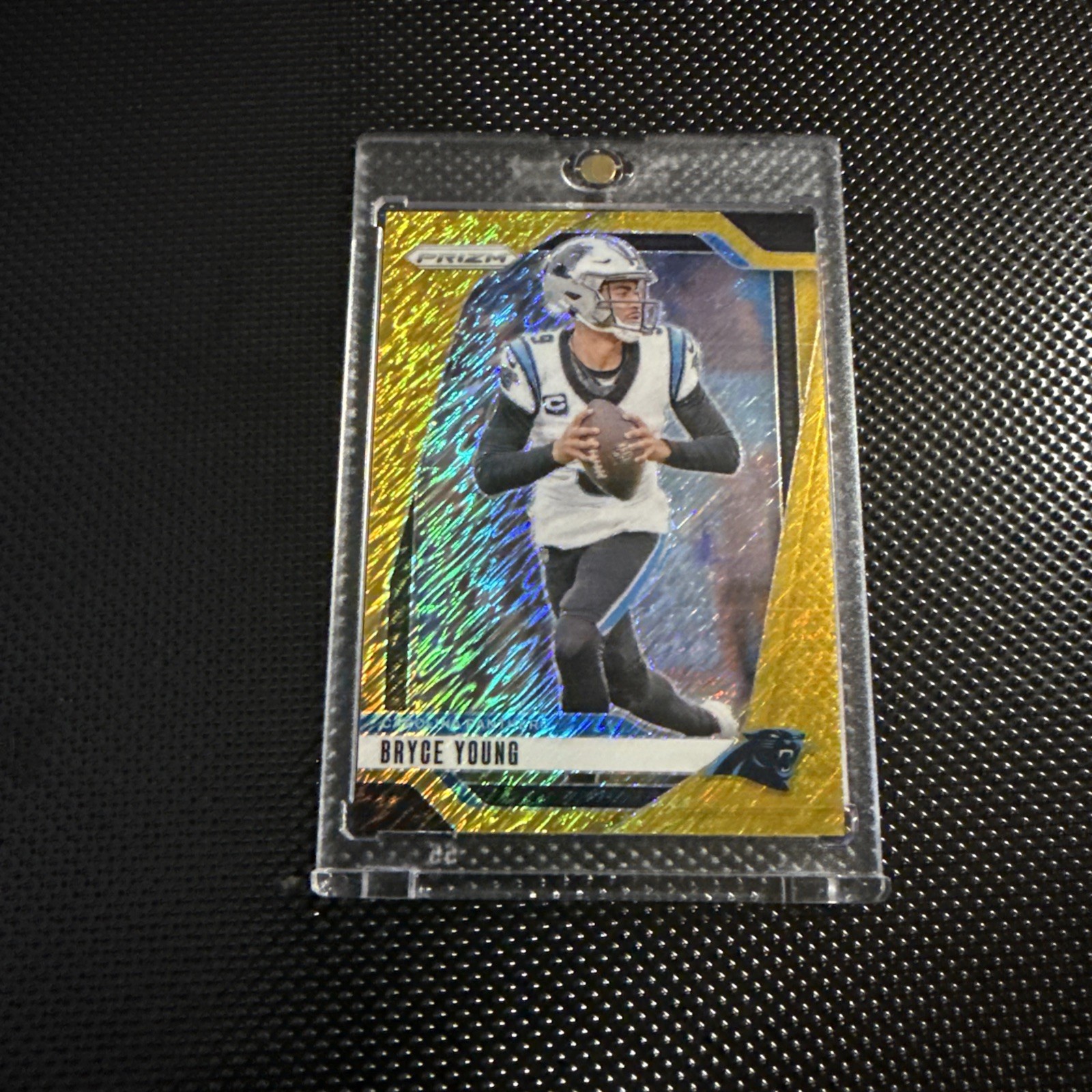 2024 Panini Prizm 37 Bryce Young Gold Shimmer #08/10