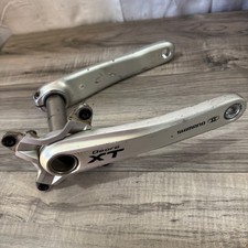 Used Shimano Deore XT FC-M770 Crank Arms Hollowtech 175 Triple