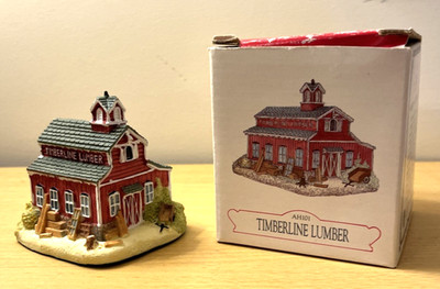 1996 Liberty Falls Miniature Village TIMBERLINE LUMBER AH101 1:64