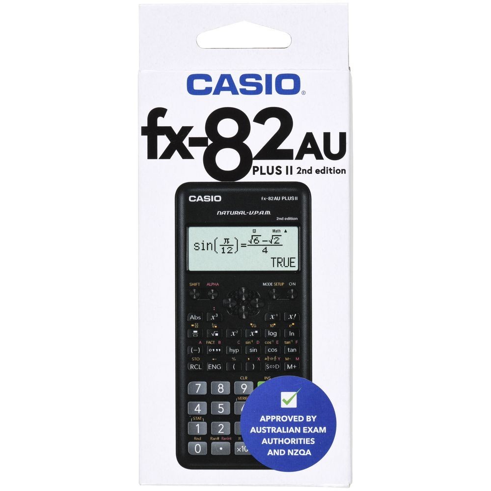 Casio FX82AU PLUS II Scientific Calculator for sale online