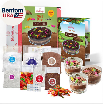 Dirt Pie Kids Baking Kit | Delicious Chocolate Cake Kids Baking Set for Girls & 