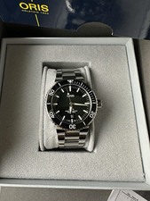 Oris Aquis Date 43.5mm Automatic Diver 300m Black Dial Steel Bracelet