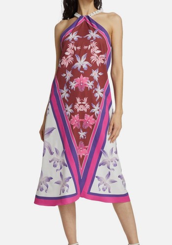 No Pise La Grama Women's Pink Dreamy Scarf Dress Size 4