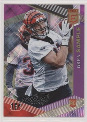 2019 Panini Donruss Elite Rookies Purple 25/99 Drew Sample #140 Rookie RC 00e1