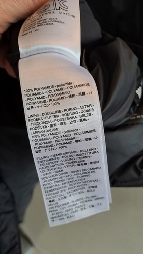 Gilet/scaldamuscoli uomo Levi's 800 piumino nero trapuntato - Taglia Large - Foto 15 di 15