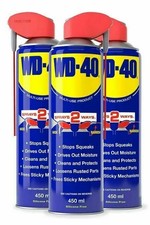 WD-40 Smart Straw Triple Pack, 3x WD40 450ml Multi-Use Lubricant NEW FREE SHIP 12.56 per litre