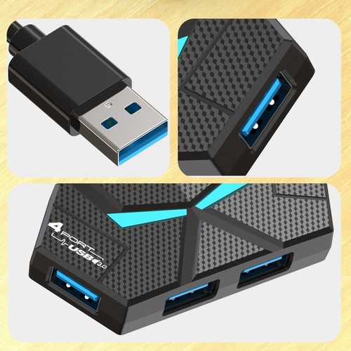 Kompaktowy 4-portowy adapter koncentratora USB do klawiatury myszy i urządzeń MagicBand+ - Zdjęcie 12 z 14