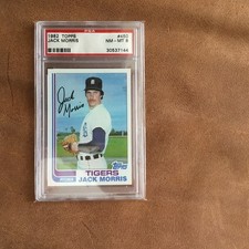 1982 Topps - Jack Morris #450