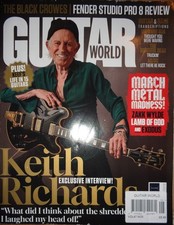 Guitar World Magazine - May 2025- Keith Richards, Black Crowes, Lamb of God