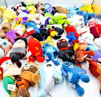 Cutie Cuffs Bullsitoy Lot of 37 Slap Bracelets Disney Marvel Sanrio Hello Kitty