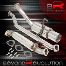 For 2002-2006 Rsx Base Jdm 2.25 Piping Catback Exhaust 4.5 Muffler Tip Godsnow