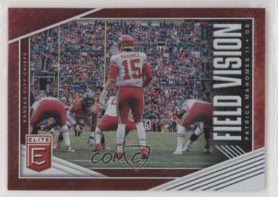 2019 Panini Donruss Elite Field Vision Red /99 Patrick Mahomes II #FV-1 uk2