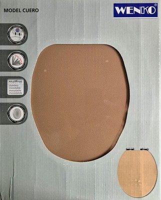 WENKO WC-Sitz mit Absenkautomatik,  Modell Cuero Beige  NEU, OVP