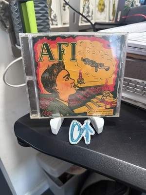 AFI - SHUT YOUR MOUTH AND OPEN YOUR EYES (CD, 1997) OOP Album Nitro Records RARE