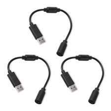 XIHIRCD 3pcs USB Breakaway Cables, Cord Replacements for black