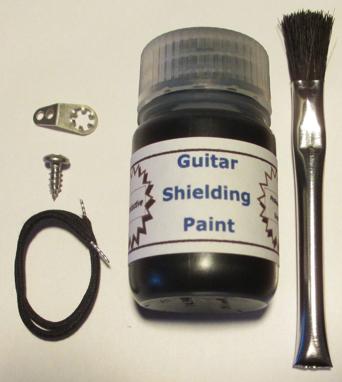 Military Grade Conductive Guitar Shielding Paint for Strat, Tele, LP Style