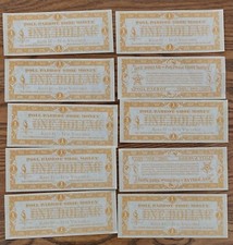 Poll Parrot Shoe Money $1 Advertising Scrip 1940's to 1950's Lot of 10