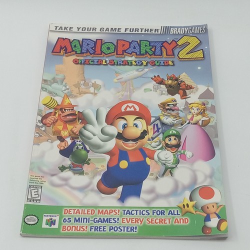 Nintendo 64 Mario Party 2 N64 Brady Games Strategy Guide Magazine No Poster
