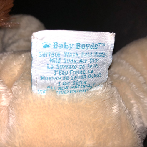 Boyds Bears Plush Baby Boyds Brown Cow Plush Stuffed Animal Baby Rattle - Picture 5 of 7