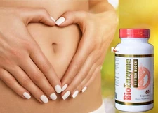 BioEnzyme Quit Gluten Off Block Weight Control Bacterium Easy Digestion 60 Pills