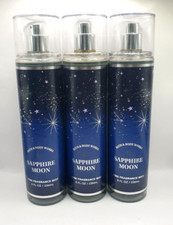 BATH AND BODY WORKS SAPPHIRE MOON BODY MIST 8 FL OZ SET OF 3