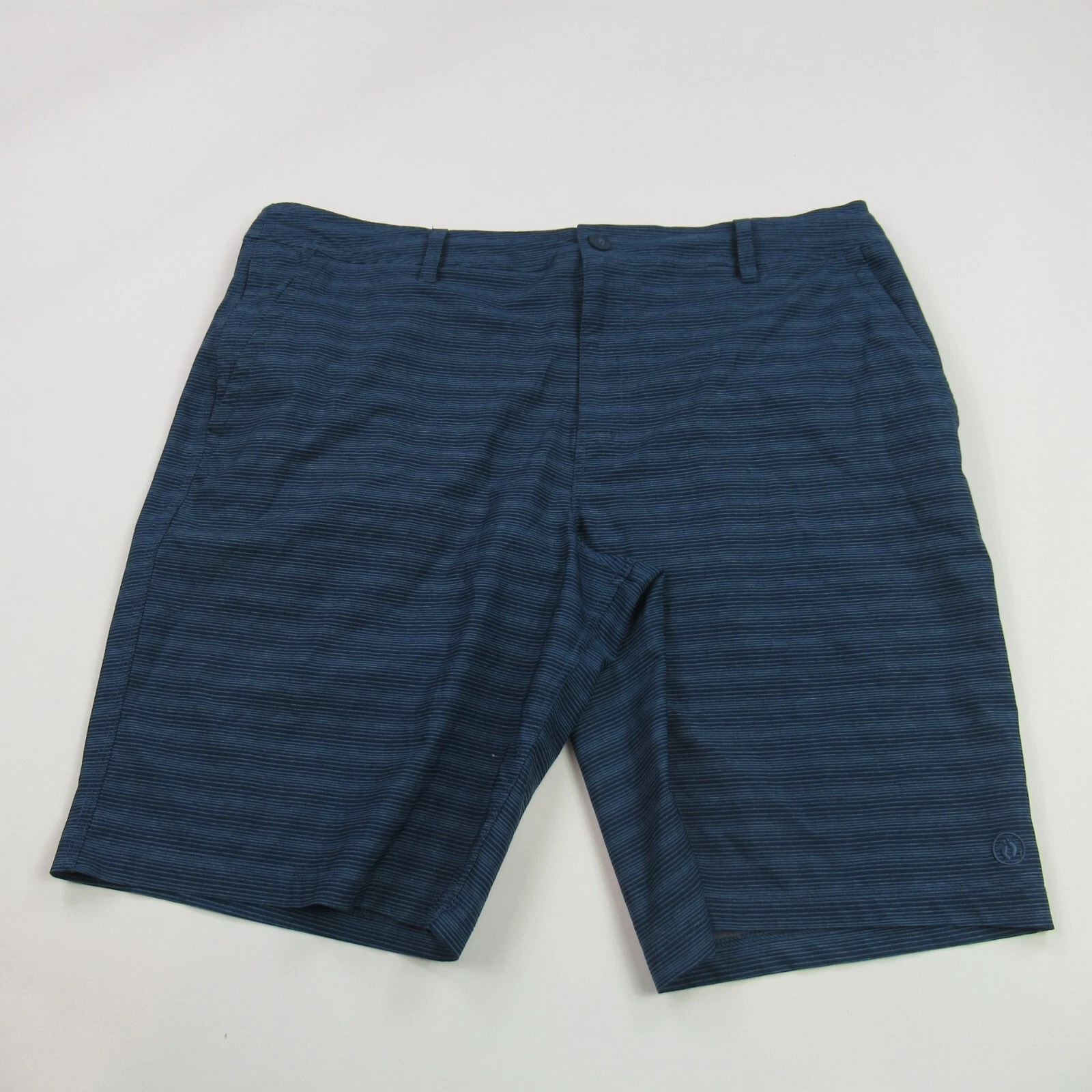 Hang Ten Shorts Mens 40 Chino Swim Outdoors Pockets Lightweight Stripes