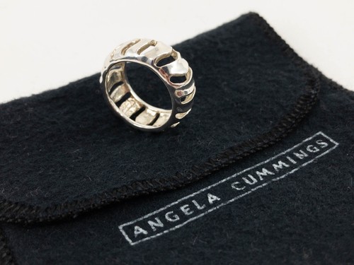 1991 US Size 5 Angela Cummings Ring in Perfect Condition in Original Pouch - Picture 10 of 10