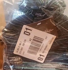 NEW Eddie Bauer Beanie Pom Hat - Blue Stripes - S/M - FREE SHIP 