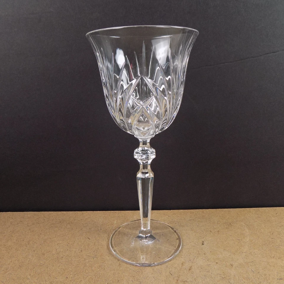 5 Gorham Rosewood Crystal Wine Glasses Goblets 7-7/8" Tall - Image 3 of 4