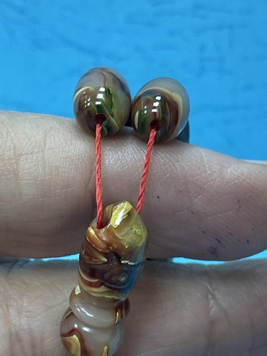 Unique Multi Color Faturan cherry amber bakelite islamic prayer 66beads 29G R - Picture 12 of 21