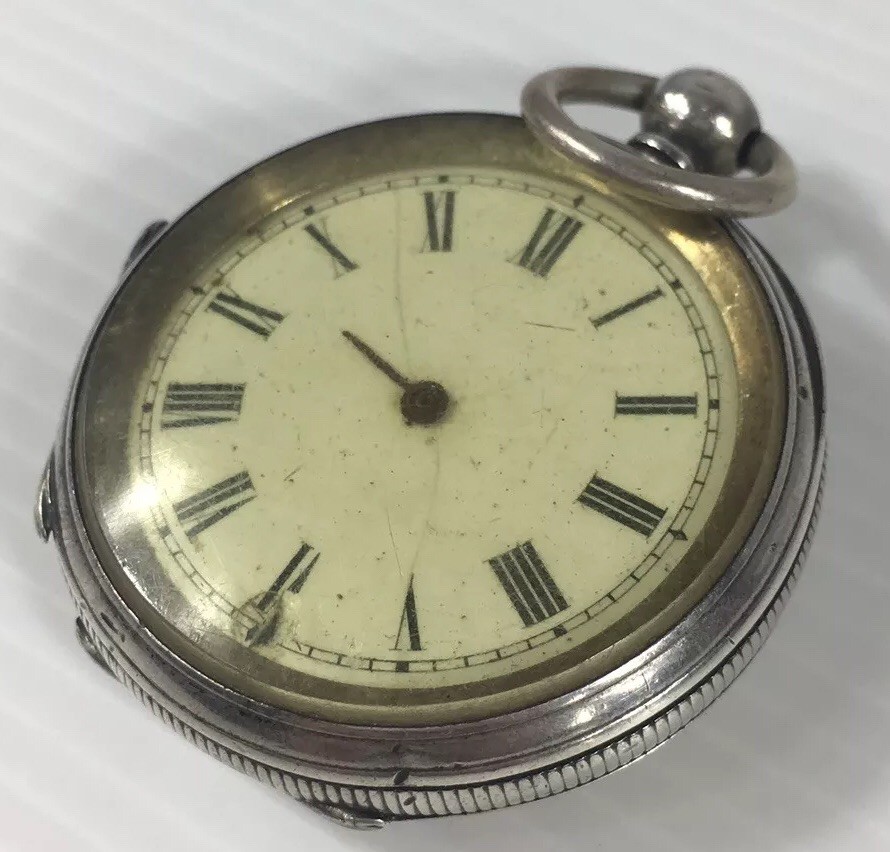 Antique 1879 John Williams Solid Silver Cased Poc… - image 3