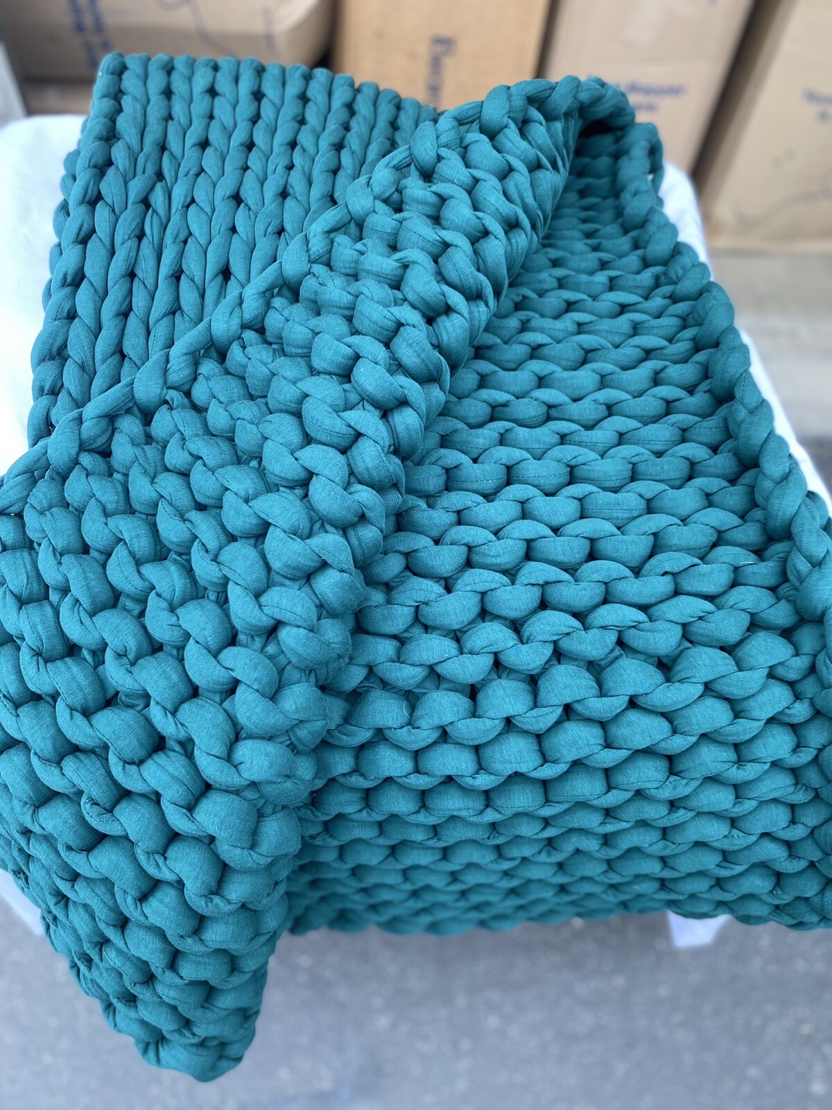 Bearaby Tree Napper Cooling 20 Lb weighted Throw blanket Retail 289