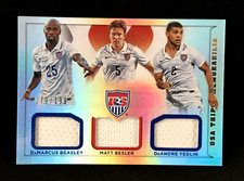 Beasley Besler Yedlin 2015 Panini USA Soccer Team Triple WORN JERSEY /199 USMNT