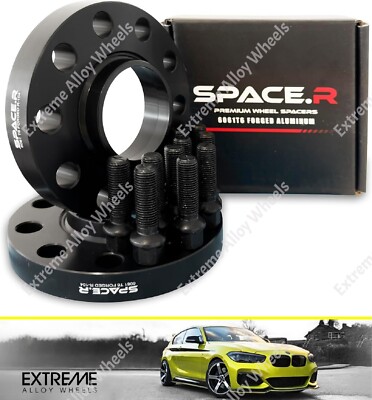 Alufelgen Spurverbreiterung 10mm schwarz + Schrauben für Mercedes EQA EQB EQC EQE EQS EQT 66.6