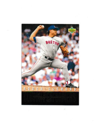 1993 Upper Deck Clutch Performers # R7 Roger Clemens Boston Red Sox