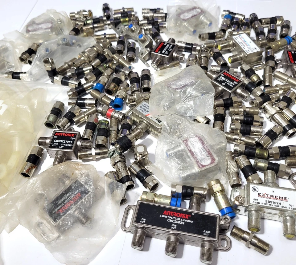 RG6 Coax Compression Connectors Universal Cable Fitting Ends CATV SATV F Type HD - Image 3 of 4