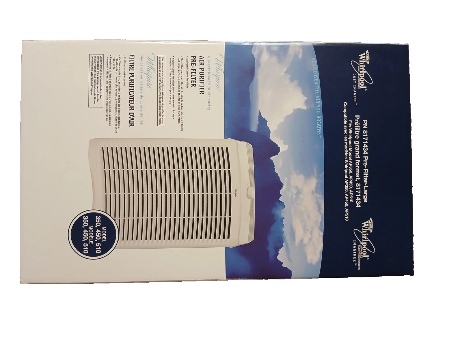 Filtros de aire Whirlpool