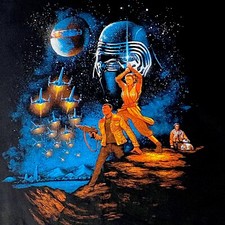 Vintage 90  s Star Wars A New Hope T Shirt We Love Fine Size Medium M
