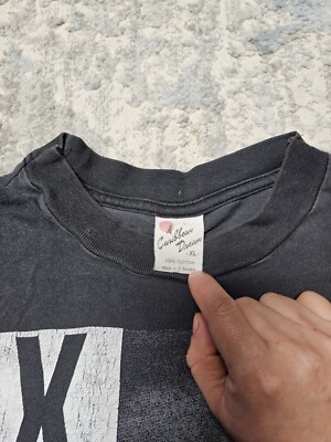 Vintage 90s MALCOLM X T Shirt Size XL Hip Hop Rap Black Pride Anti