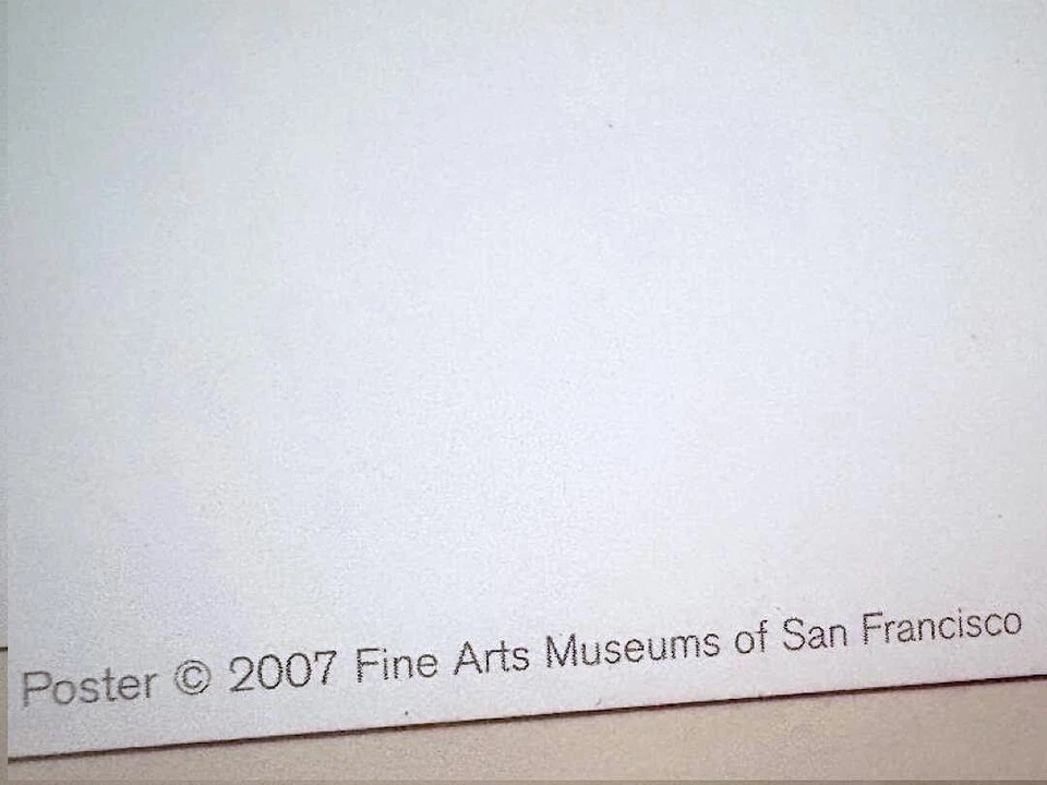 Póster de la exposición de museos de bellas artes Wayne Thiebaud 2007 Foto 4 de 4