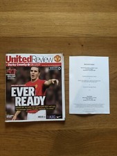 MANCHESTER UTD v DERBY COUNTY Dec 2007 Programme And Menu Vgc