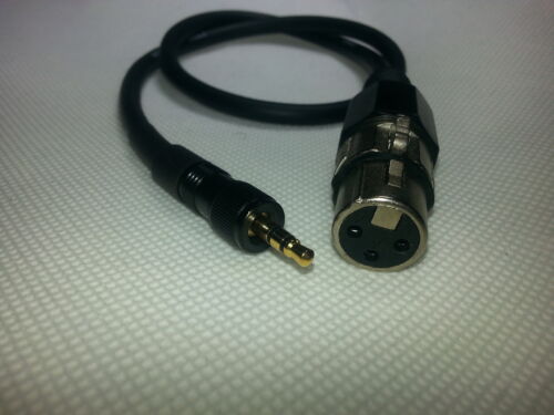 Sennheiser CL2 Locking 3.5mm plug/jack to FEMALE XLR wireless G1/G2/3 microphone - 第 1/1 張圖片