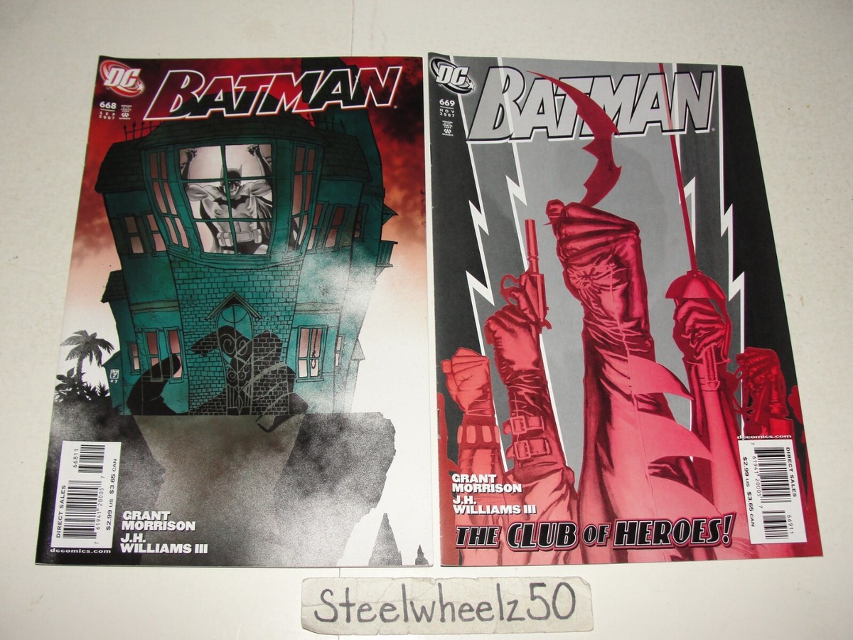 Batman 6 Comic Lot DC 2007 #665 667 668 669 670 671 Grant Morrison