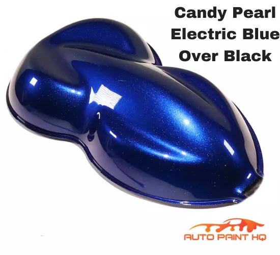 Candy Pearl Electric Blue Quart with Reducer (Candy Midcoat Only) Auto  Paint Kit