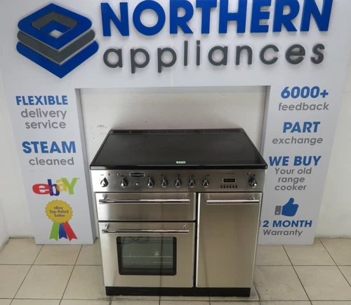 Rangemaster Toledo Range Cooker Electric Ceramic 90cm 12 Months Warranty QR289✅