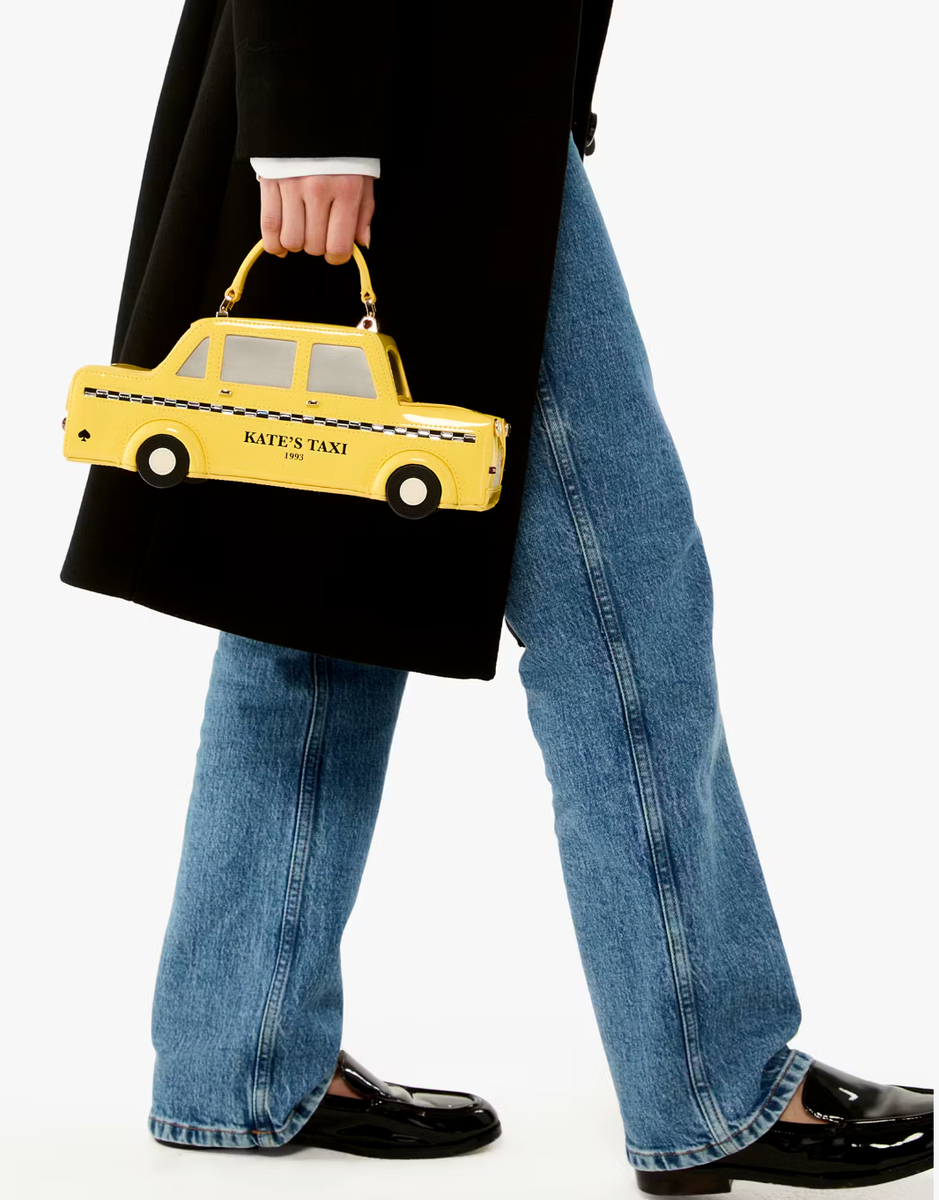 NWB Kate Spade 3D NYC Taxi Yellow Cab Crossbody KI975