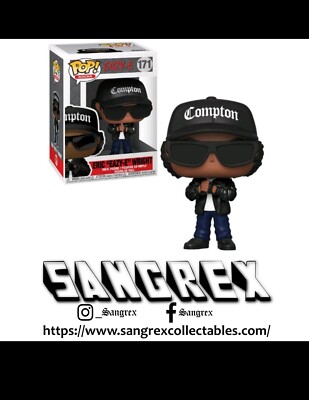 ERIC ''EAZY-E'' WRIGHT NWA #171 Rocks Funko Pop - Funko Pop! + Free Pop Protector