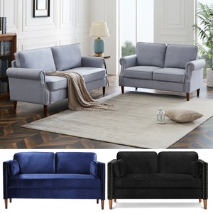 Modern 2 3 Person Sofa Living Room Home Couch Sleeper Soft Linen Lounge Armrest Modern 2 3 Person Sofa Living Room Home, Soft Linen Sleeper Sofa