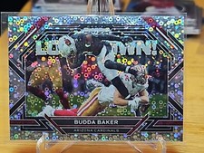 2023 Panini Prizm No Huddle Budda Baker Lockdown Silver Disco Arizona Cardinals
